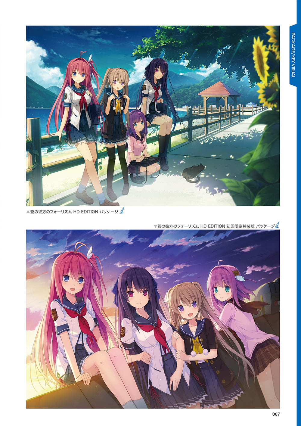蒼の彼方のフォーリズム Visual Fan Book（タペストリー二種